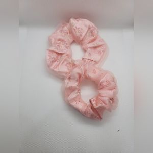 Beautiful Two-layers floral scrunchies